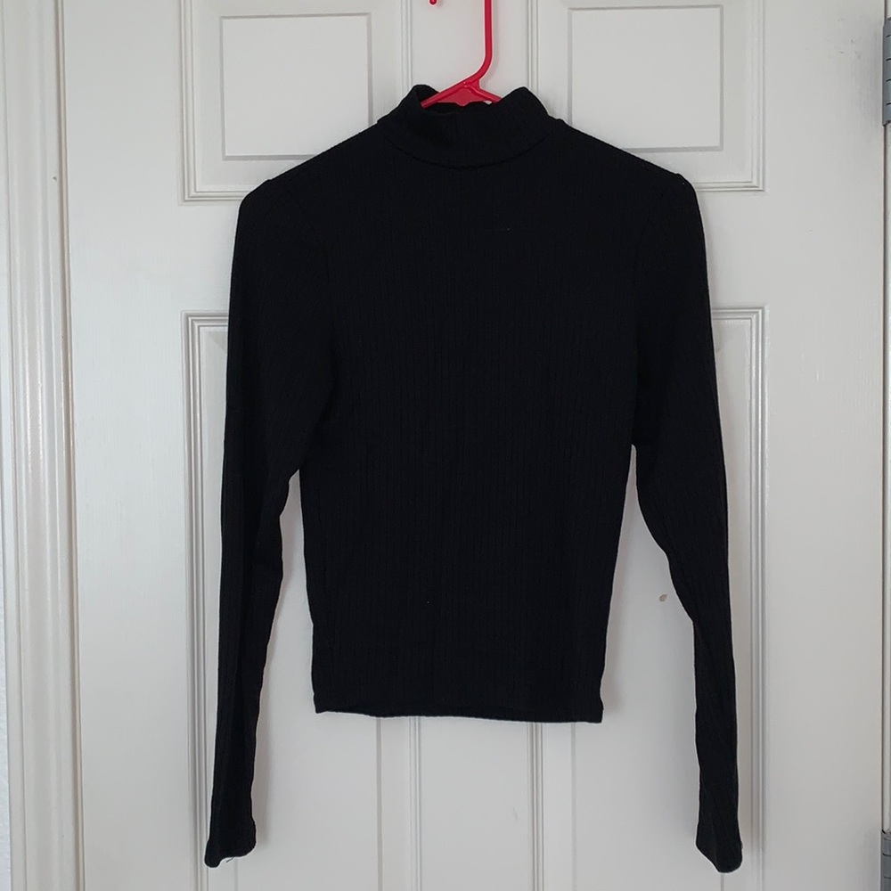 ASOS Ribbed Mock Neck Sweater